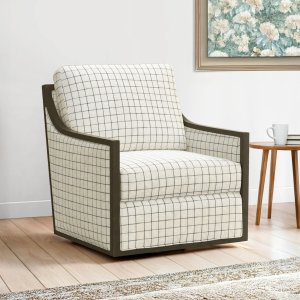 Boycey Upholstered Swivel Accent Chair