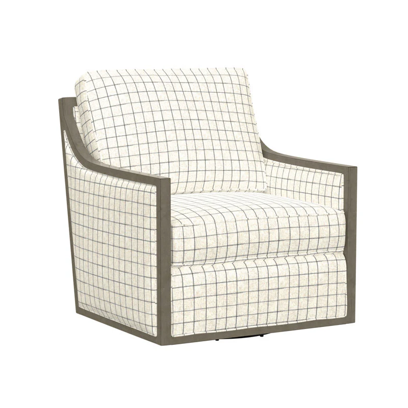 Boycey Upholstered Swivel Accent Chair - Image 3