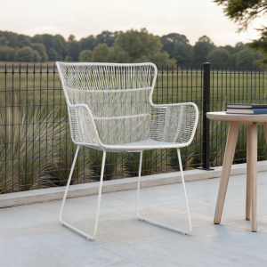 Pomaikai White Dining Chair