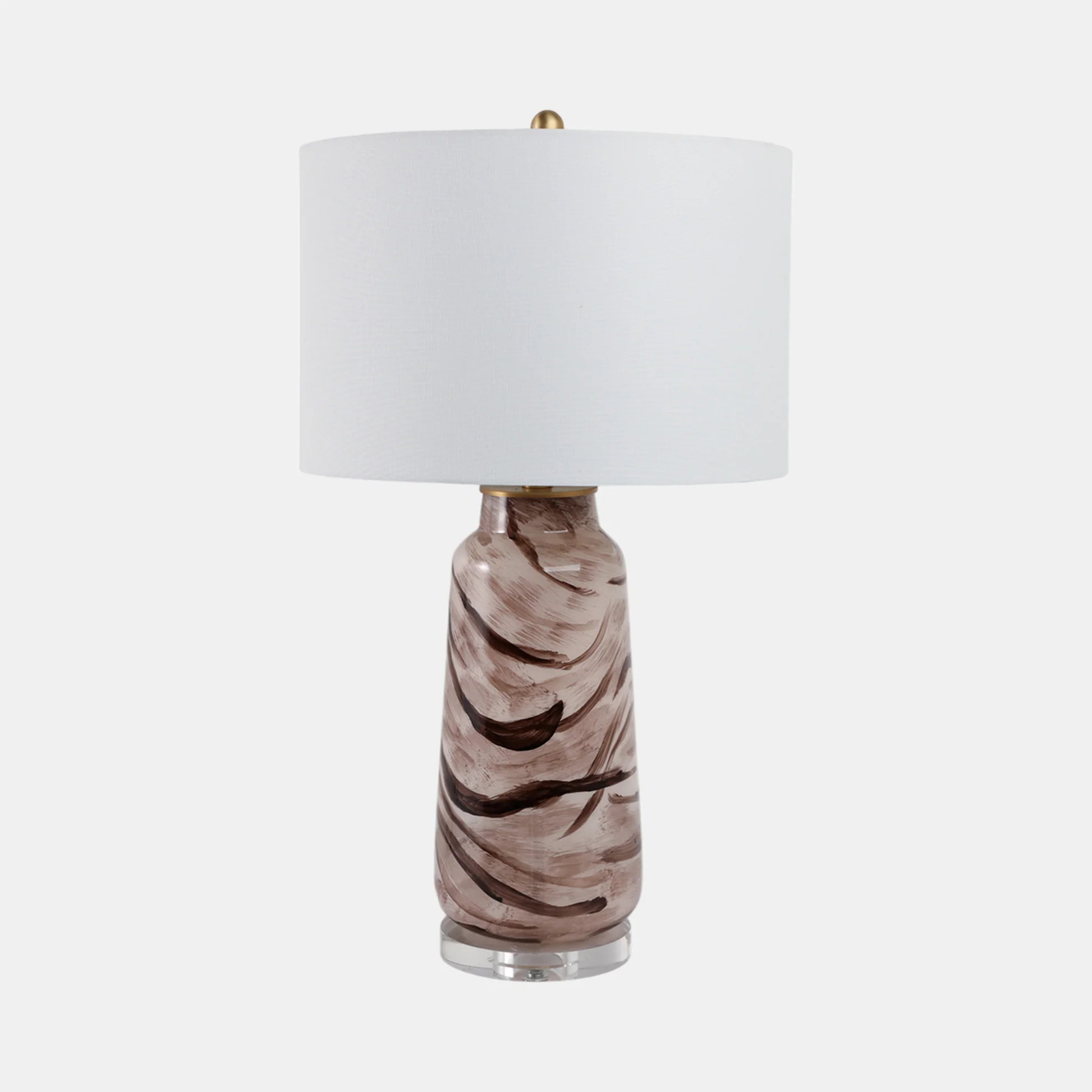 Swirled Glass Table Lamp - Image 2